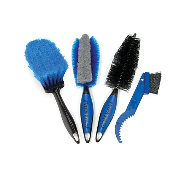 Park Tool BCB-4.2 Bike Cleaning Brush Set Herramienta, Unisex, Azul, Juego de 4 Piezas