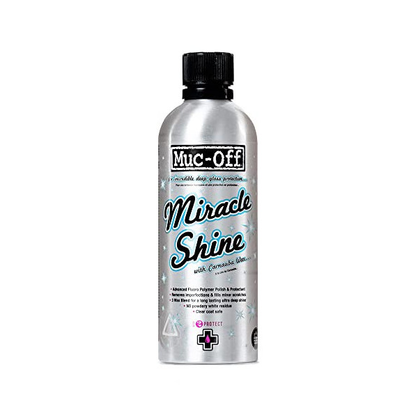 Muc-Off Miracle Shine Motorcycle Polish 500ml, Unisex-Adulto, 500 ml
