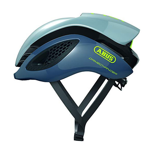ABUS GameChanger - Casco de ciclismo contrarreloj aerodinámico con ventilación óptima - Para hombre y mujer - Gris, talla M