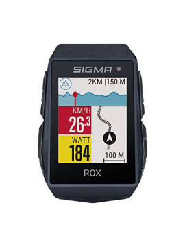 SIGMA SPORT ROX 11.1 EVO Negro | Ciclocomputador inalámbrico GPS y navegación, con Soporte GPS | Navegación GPS en Exteriores