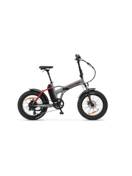 Argento- Foldable E-Bike Mini MAX Silver Bicicletas, Multicolor, Única Talla  8052870486639 