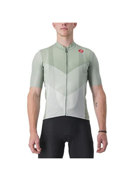 CASTELLI Endurance Pro 2 Jersey T-Shirt, Defender Green, XL Mens