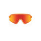 100% Glendale-Neon Orange-Hiper Blue Multilayer Mirror Lens, Adultos Unisex, Multicolor, Estandar