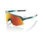 100% S3 Sport Performance - Gafas de sol para ciclismo, color blanco mate, color rojo
