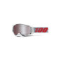 Desconocido 100% ARMEGA Goggle X-Ray-Hiper Lens Gafas de Sol, Adultos Unisex, Silver  Plateado , Talla Única, 50721-404-10