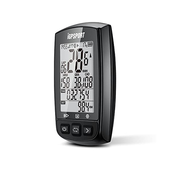 iGPSPORT Ordenador de Bicicleta GPS Ant+ función iGS50E velocímetro inalámbrico Pantalla Grande Recargable Ciclismo odómetro 