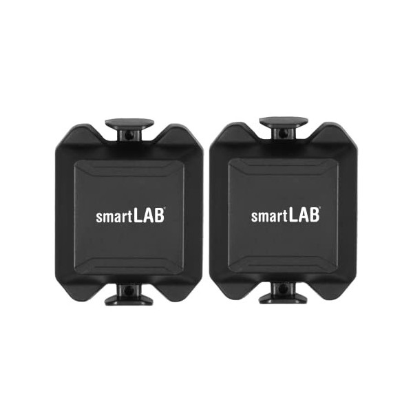 smartLAB cadspeed - Sensor de frecuencia de pedalada y Velocidad para Bicicleta | Sin imanes, con Bluetooth y Ant Adecuado pa