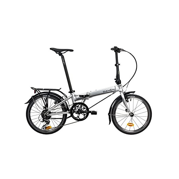 Dahon Bicicleta Mariner D8 Plata Plegable, Unisex Adulto, Argentã, 145/185 cm EU
