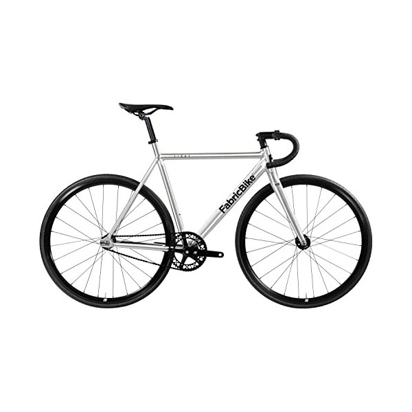 FabricBike Bicicleta Fixie, Adultos Unisex, Light Pro Polished, L-58cm
