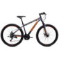 Bicystar Wolfking MTB 27.5" Gris/Naranja Bicicleta de montaña, Adultos Unisex