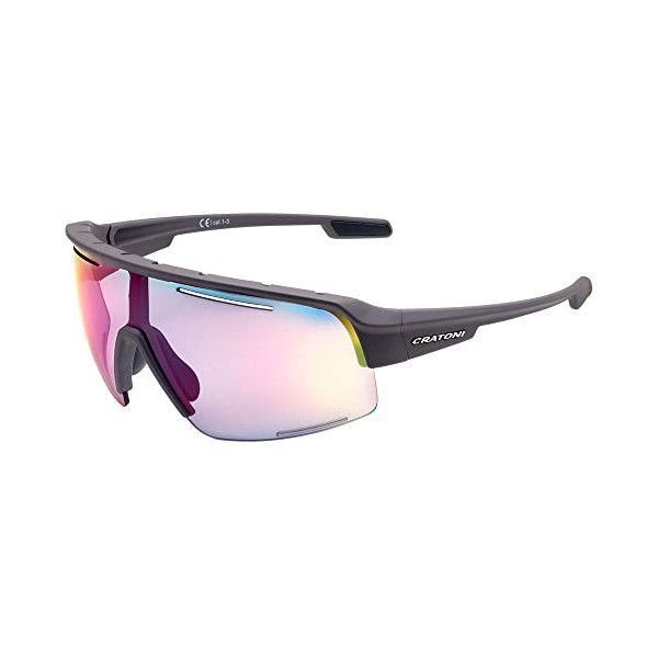 Cratoni C-Matic NXT Gafas de sol fotocromáticas para bicicleta, gafas de sol deportivas  café-transparente-plasma 