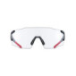 uvex sportstyle 804 V, gafas deportivas unisex, fotocromáticas, antivaho, black matt red/smoke, one size