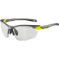 Alpina Unisex - Adultos, TWIST FIVE HR V Gafas deportivas, tin-neon yellow matt, One Size