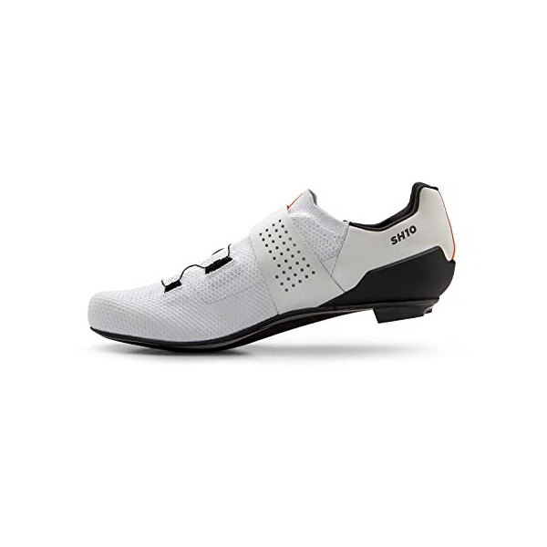 DMT SH10 Zapatillas DE Ciclismo, Adultos Unisex, White/Black, 47