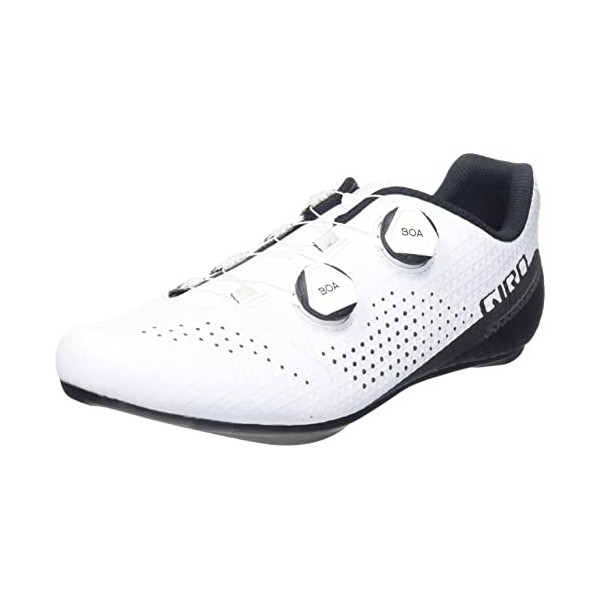 GIRO Régimen Zapatos de Ciclismo, Hombre, Blanco, 11 UK