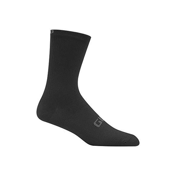 GIRO Xnetic H2o Calcetines, Hombre, Negro, Large