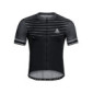 Odlo Stehkragen S/S Full Reißverschluss Zeroweight Camiseta para Hombre Graphit-Ovillo de Lana, Color Gris y Negro, Small
