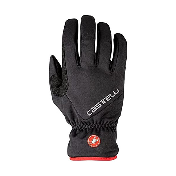 CASTELLI Entrada térmica Glove Guantes de Ciclismo, Hombres, Negro, X-Large