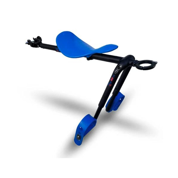 MAC RIDE Asiento Infantil para Bicicleta de montaña, Unisex Adulto, Azul, Talla única