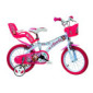 Dino Bikes 614L-NN Mouse Minnie Bicicleta, 14 Pulgadas, Rosa