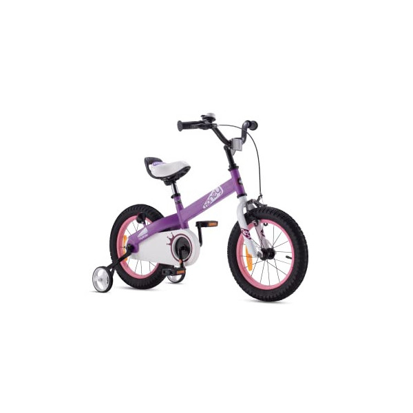 RoyalBaby Miel Bicicleta para niños, Unisex Youth, Lilac, 14 Pulgadas
