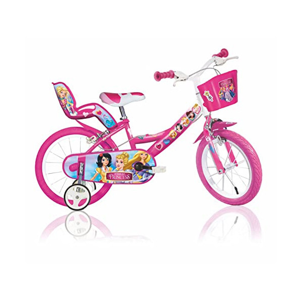 SCH Bicicleta Princess niña, Bebés niñas, Rosa, 16"