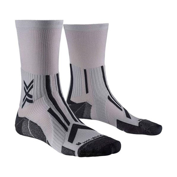 X-Socks Calcetines Crew, Pearl Grey/Charcoal, 35-38 Hombres