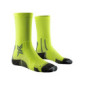 X-Socks Calcetines Crew, Fluo Yellow/Opal Black, 42-44 Hombres
