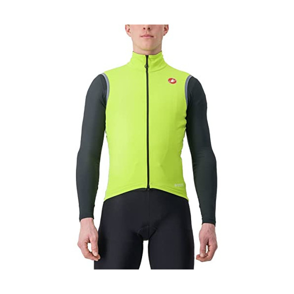 CASTELLI Perfecto Ros 2 Chaleco Deportivo, Lime Electric, XS Hombres