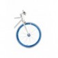 KS Cycling Bike pegado RH 53 cm, blanco de color azul, 28, 140R