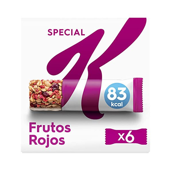 Kelloggs Special K Barritas de Frutos Rojos Pack 6 x 21.5g