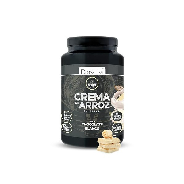 DRASANVI CREMA DE ARROZ | Crema de arroz fitness | Energía rápida y sostenida |Hidratos de Carbono, Fibra y Proteínas de cali