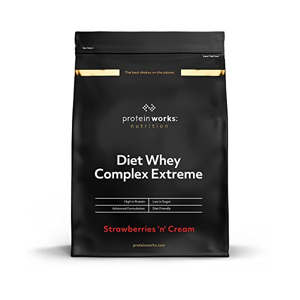 Protein Works| Batido Dietético de Proteína Whey | Sabor Chocolate | 2Kg de Diet Whey Complex Extreme