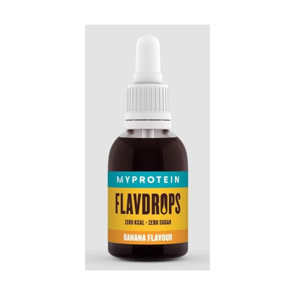 Myprotein Flavdrops Saborizante Natural, Sabor Plátano - 50 ml
