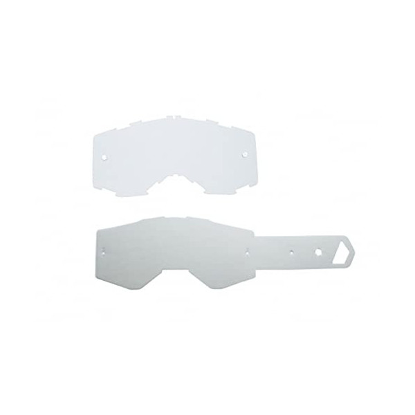 SeeCle Lente trasparente + 10 Strappi  combo  compatibile per occhiale/maschera Aka Magnetika/Vortika