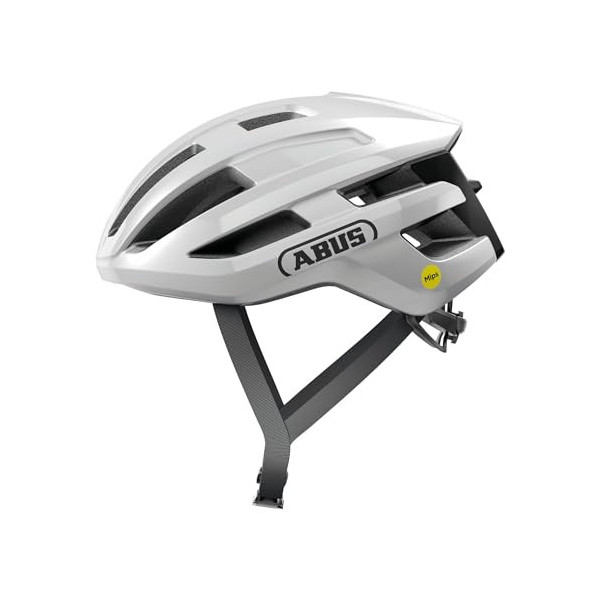 ABUS Casco de ciclismo de carretera PowerDome MIPS - casco de ciclismo ligero con sistema de ventilación inteligente y protec