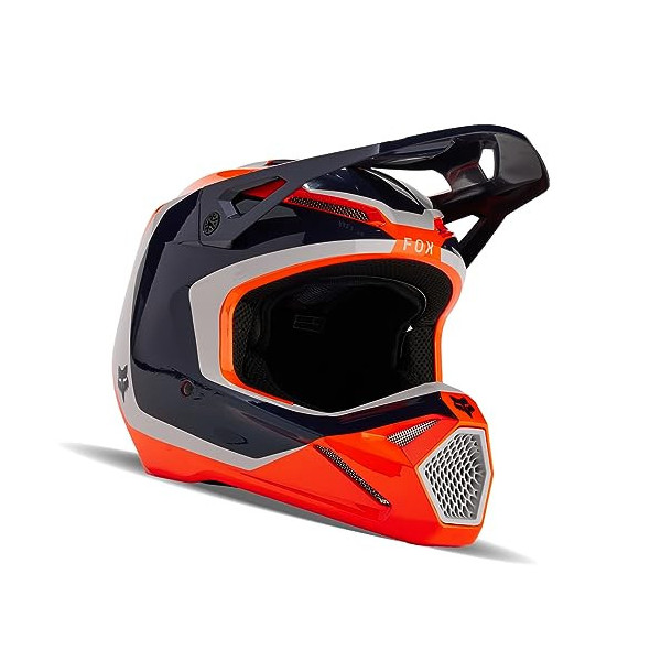 Fox Racing Casco de Bicicleta Unisex para Adultos Fox V1 Nitro Fluorescent Naranja, M