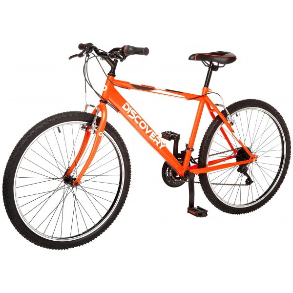Discovery DP069 - Bicicleta Montaña Mountainbike B.T.T. 26". Cambio fricción 18 Velocidades. Para hombre, color naranja