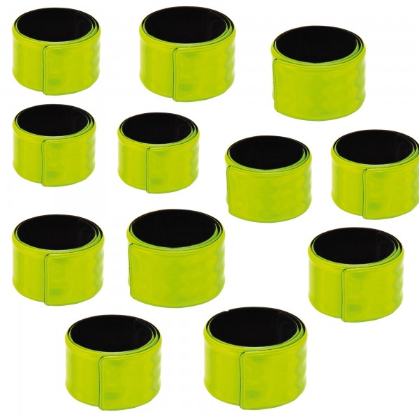 Eduplay 130138 - Juego de 2 cintas reflectantes, 33.5 x 2.75 cm, color verde lima
