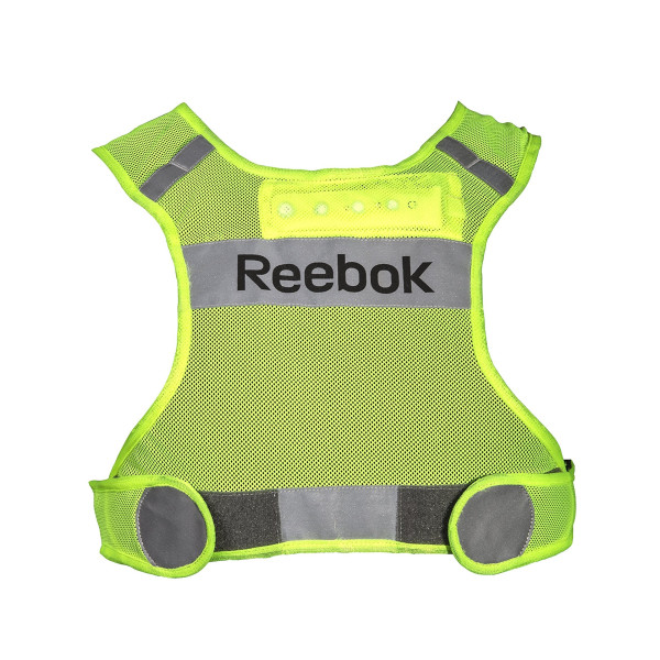 Reebok Chaleco de running reflectante, talla L/XL