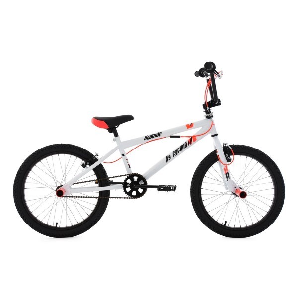 KS Cycling – Bicicleta BMX freestyle hedonic, color blanco de neonrot, 20, 622B
