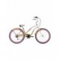 KS Cycling Mujer showbike Cherry Blossom Blanco de oro para bicicleta, color blanco/dorado, 26 pulgadas