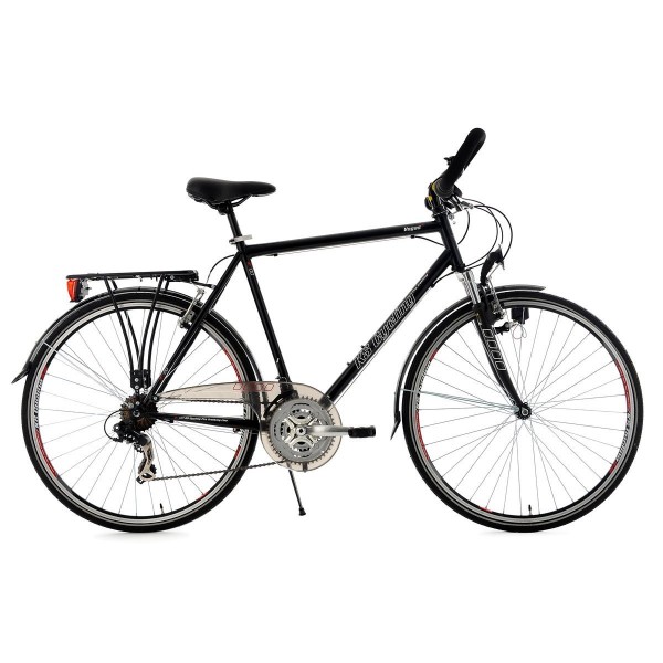 KS Cycling 102T - Bicicleta para hombre, cuadro 58 cm, color negro