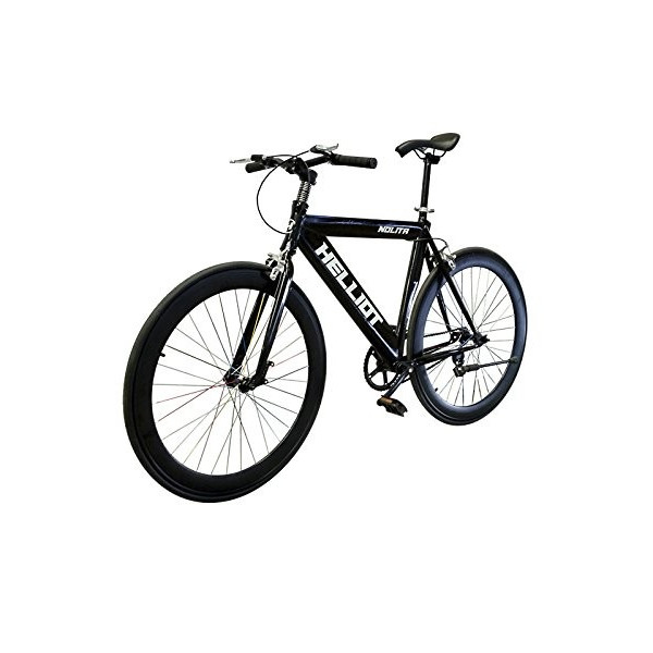 Helliot Bikes Fixie Nolita 50, Ruedas de 28 Pulgadas, Llantas de Aluminio, Cubiertas 700x23c Bicicleta para Ciudad, Unisex Ad
