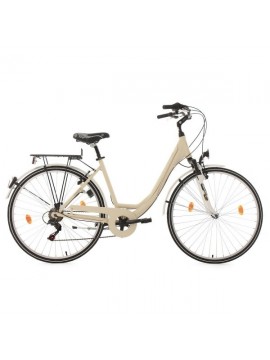 KS Cycling Mujer bicicleta Paris RH 49 cm, beige, 28, 307 C