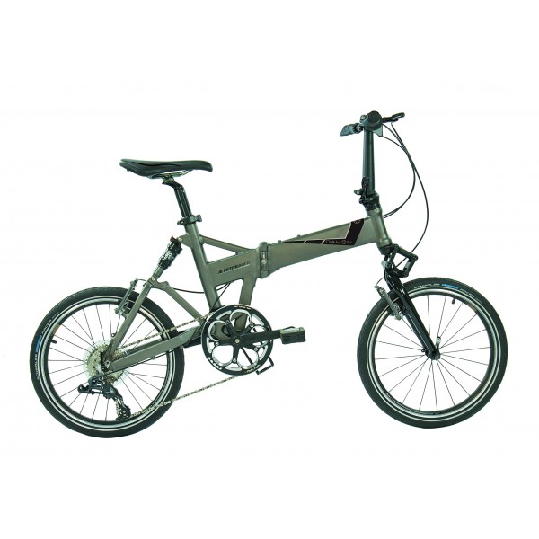 Dahon Jetstream D8 – Bicicleta plegable para adulto, Quarry gris, talla 20