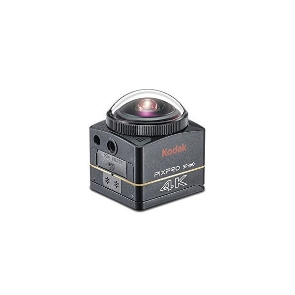 Kodak PIXPRO SP360 4K Aqua - Cámara deportiva  Tarjeta de memoria, CMOS, Ión de litio, 3840 x 2160 Pixeles, JPG, 1280 x 720,1
