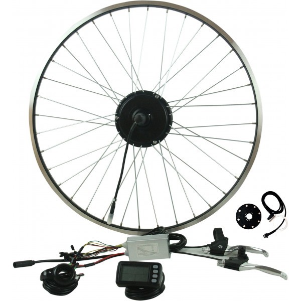 Prystel 26PD - Kit para bicicleta eléctrica de 26"  rueda delantera, 36V/250W  color negro