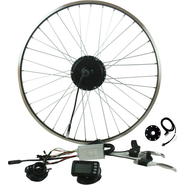 Prystel 28PT - Kit para bicicleta eléctrica de 28"  rueda trasera, 36V/250W  color negro