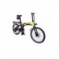 Helliot Bikes By Helliot 01 Bicicleta Eléctrica Plegable, Unisex Adulto, Amarillo/Negro, M-L